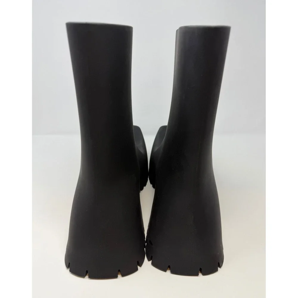 Balenciaga Trooper Rubber Boots Black Size 13 US 46 EU - Picture 5 of 9